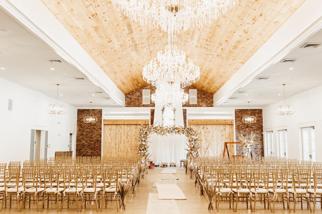 Hazelnut Farm wedding setup, showcasing one of the most unique wedding venues Louisville KY and picturesque Louisville wedding locations.