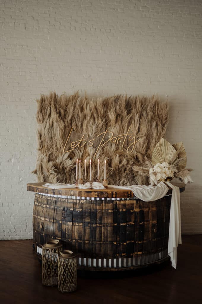 The Pointe event venue in Louisville KY Bourbon themed event with Michaelis Events