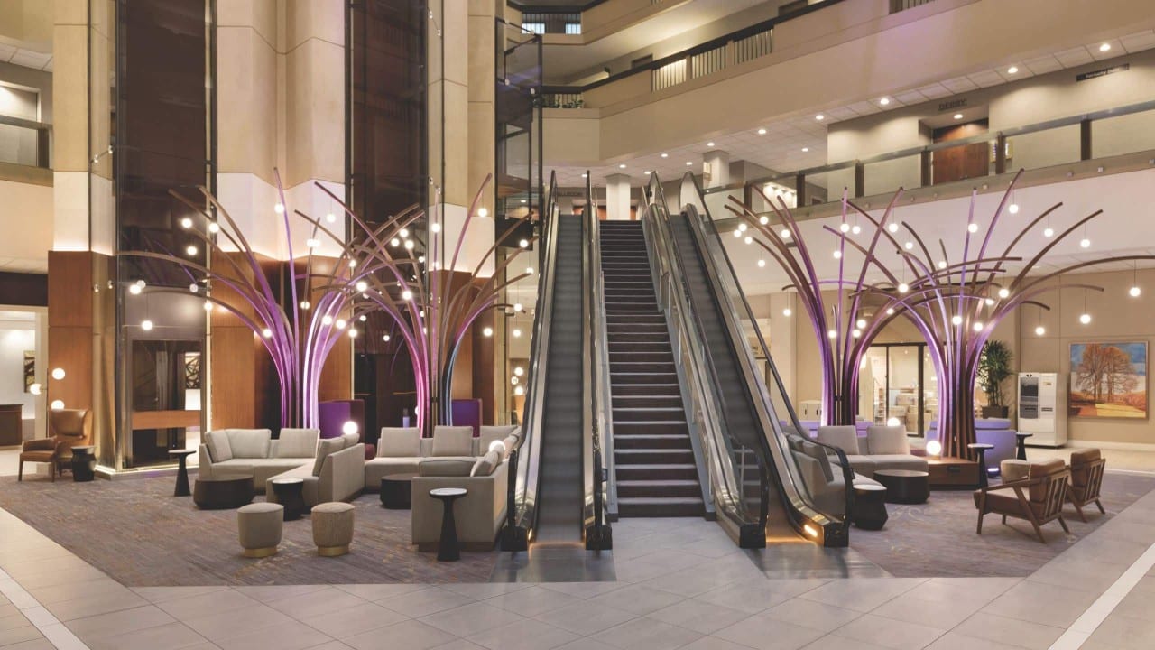 Hyatt Regency Louisville downtown hotel near convention center with modern rooms and event access